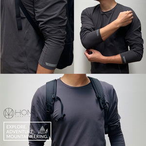 Enhance Your Mountaineering Experience with the EAM Long Sleeves Top Featuring Cordura Fabric