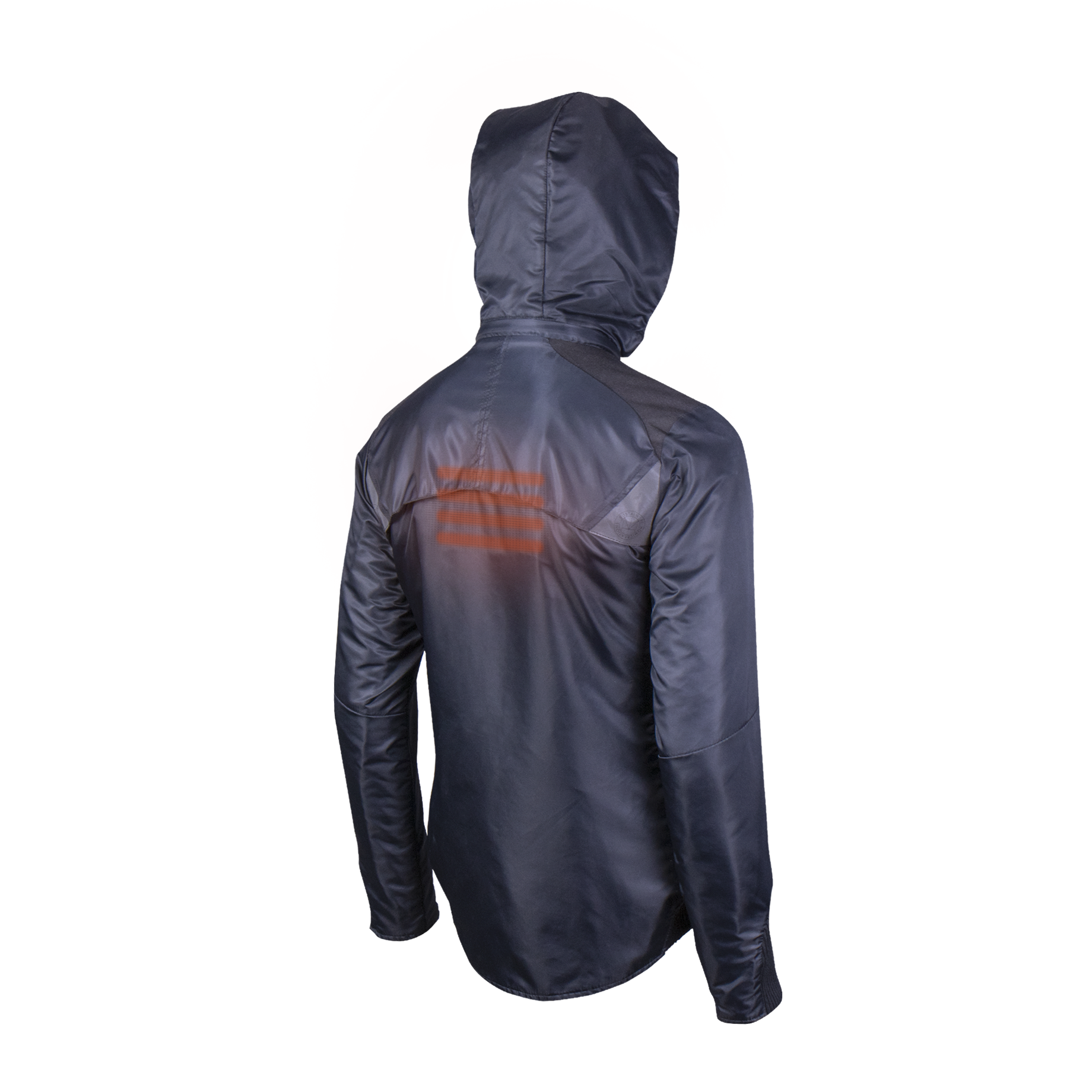 Heated top running jacket